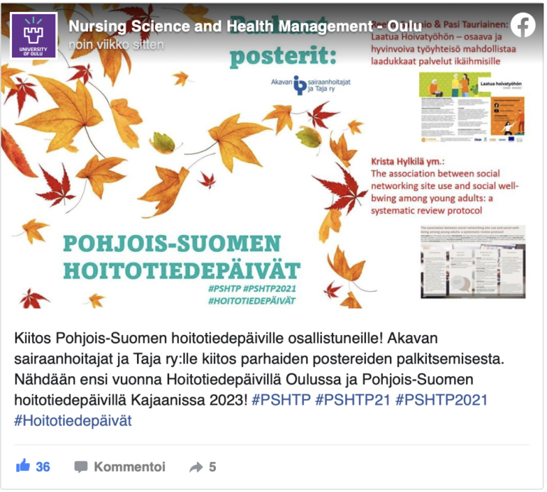 Kuvakaappaus Facebookista